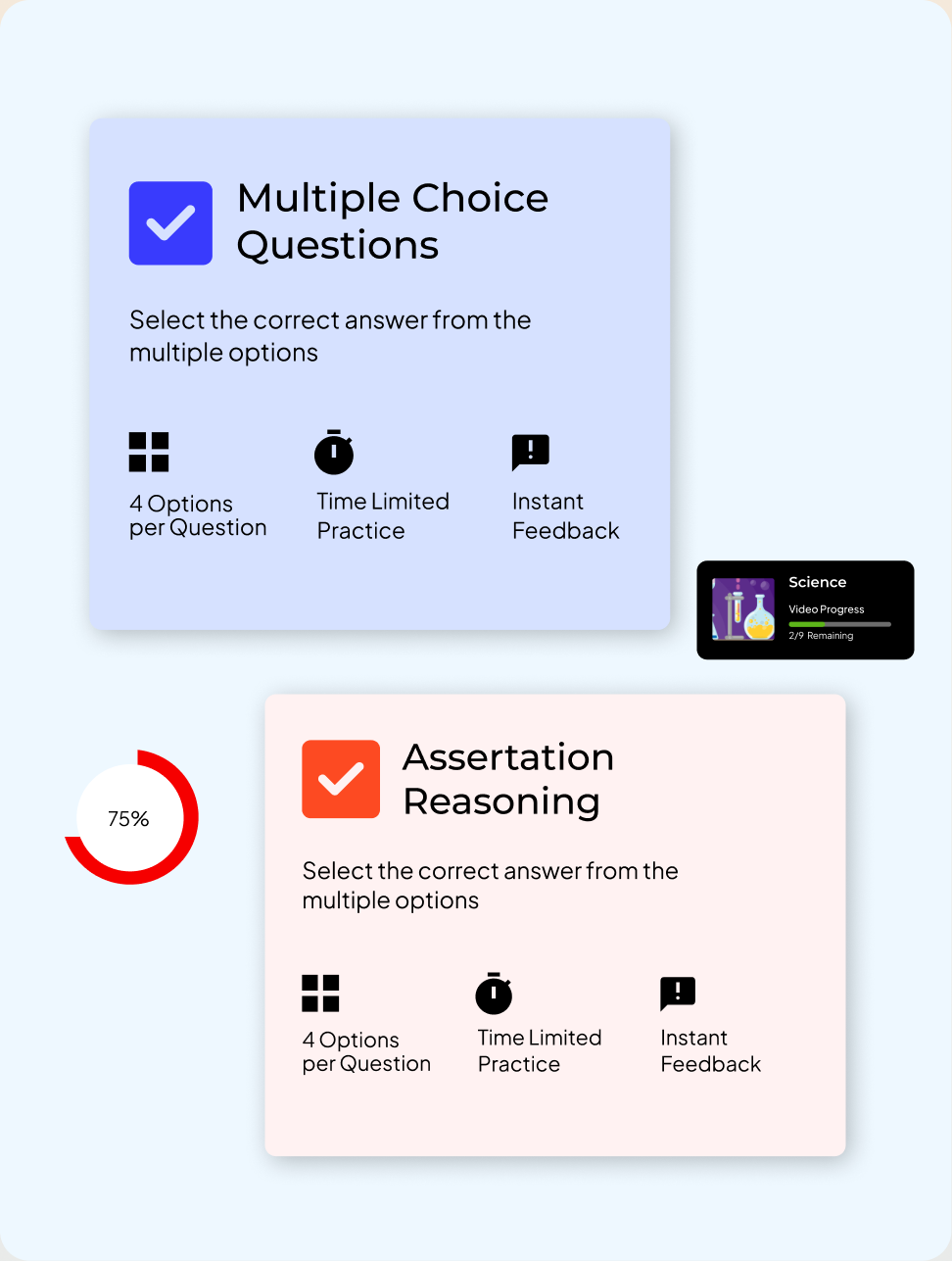 Assessment inside the LERN app