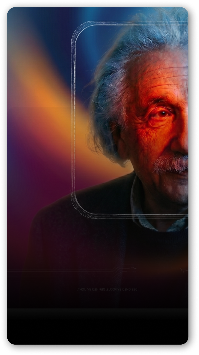 Albert Einstein illustrating relativity